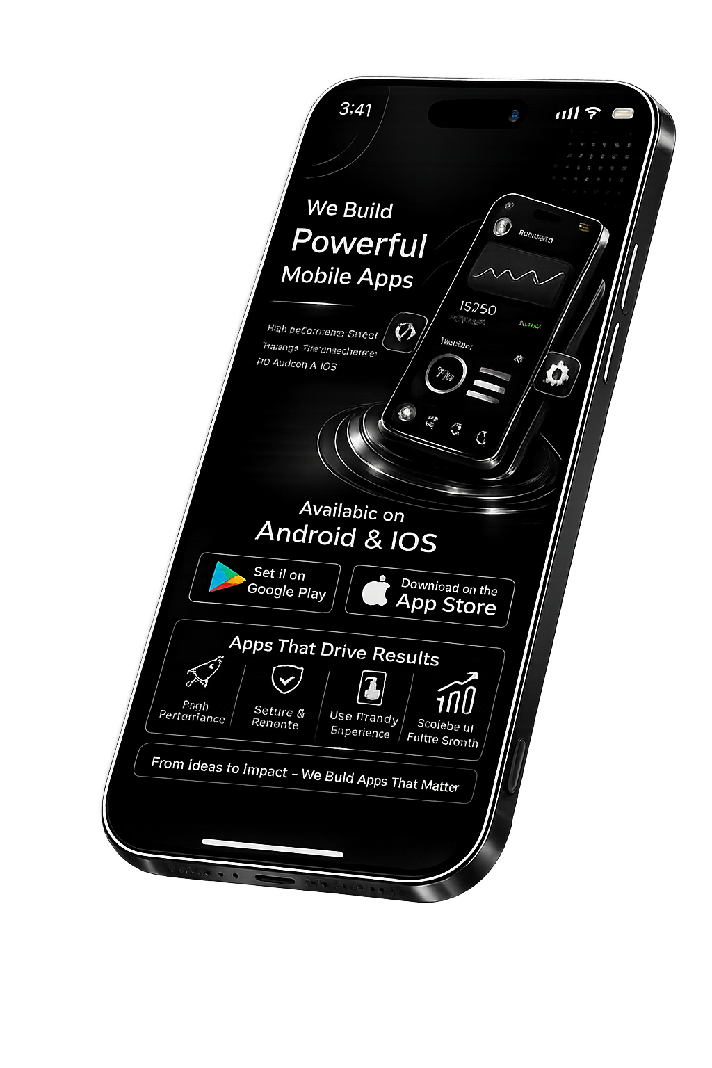 GrowwthGrid mobile app mockup